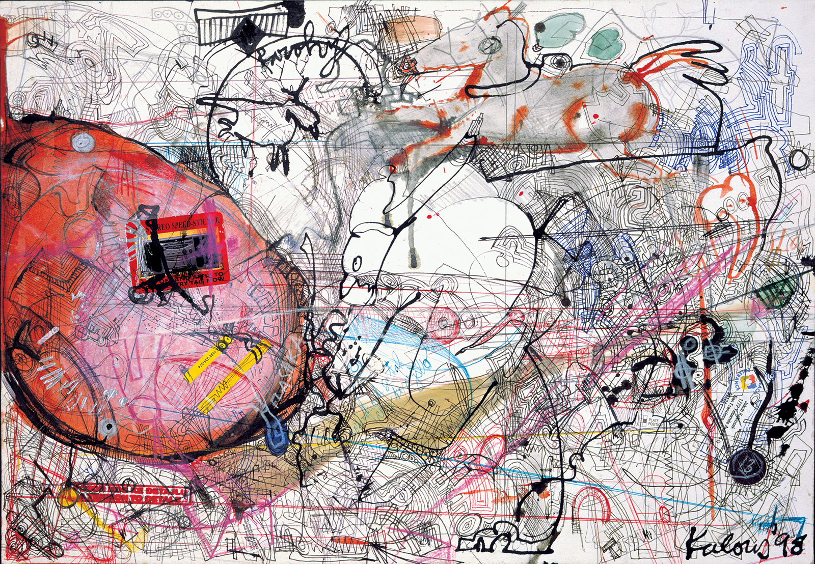 "STEREO SPEED STICKERED", 1998