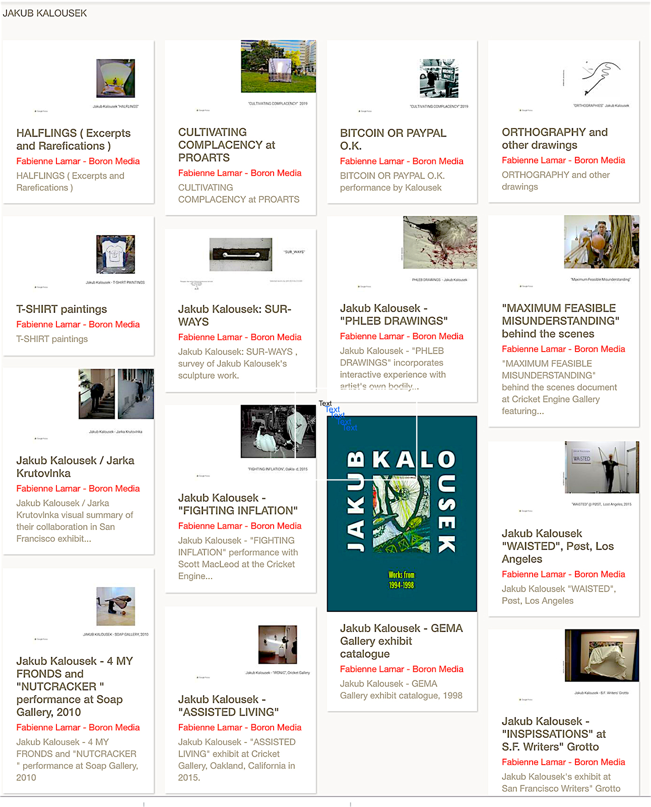 CATALOGUES